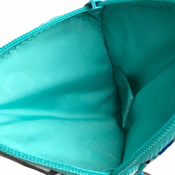 Vera Bradley Bag Charm & Coin Purse Go Fish, Blue - Picture 3 of 4